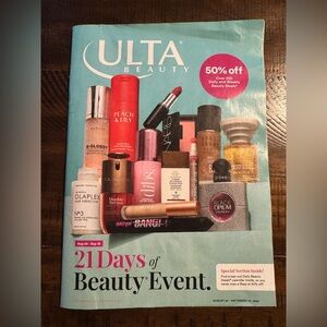 Ulta Beauty Catalogue Magazine Kylie Jenner Paris Hilton August 29 Sept 18 2025